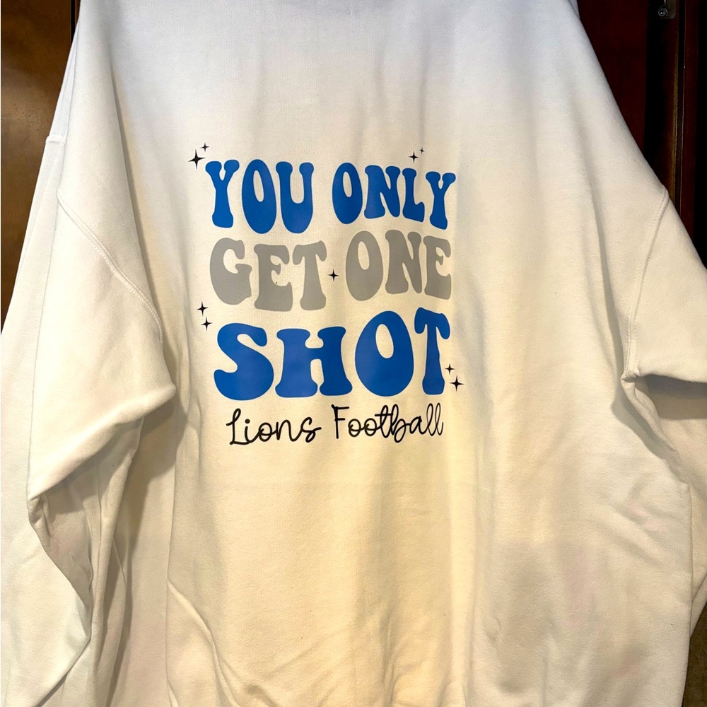 Detroit Lions 313 Grit 2XL Unisex Sweatshirt NEW
